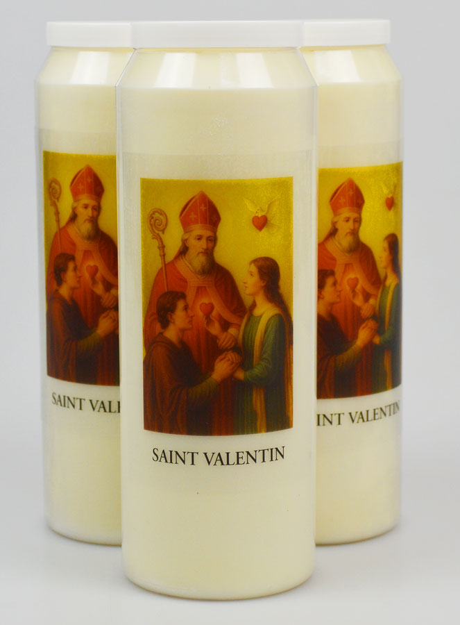 3 velas de novena para el Día de San Valentín (pic 1)