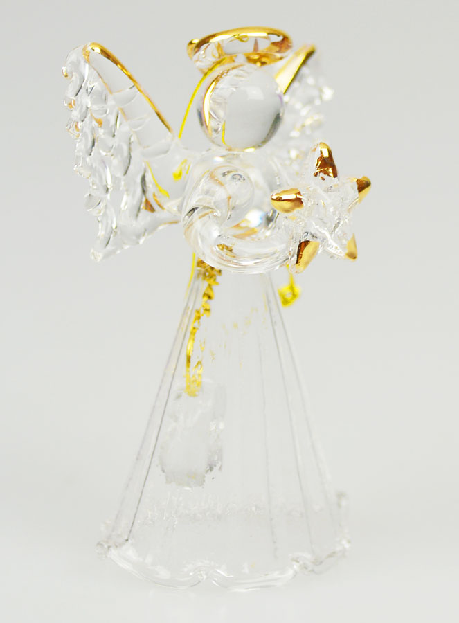 Conjunto de 3 ángeles navideños colgantes - 6 cm (pic 3)