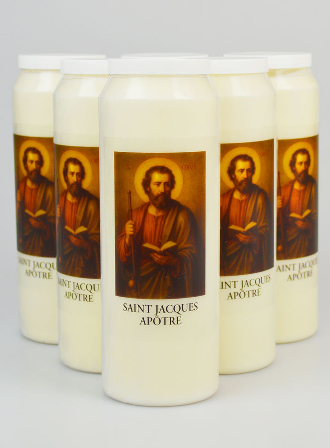 6 velas de novena a Santiago Apóstol (pic 1)