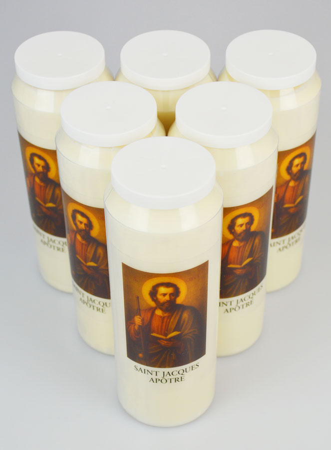 6 velas de novena a Santiago Apóstol (pic 2)