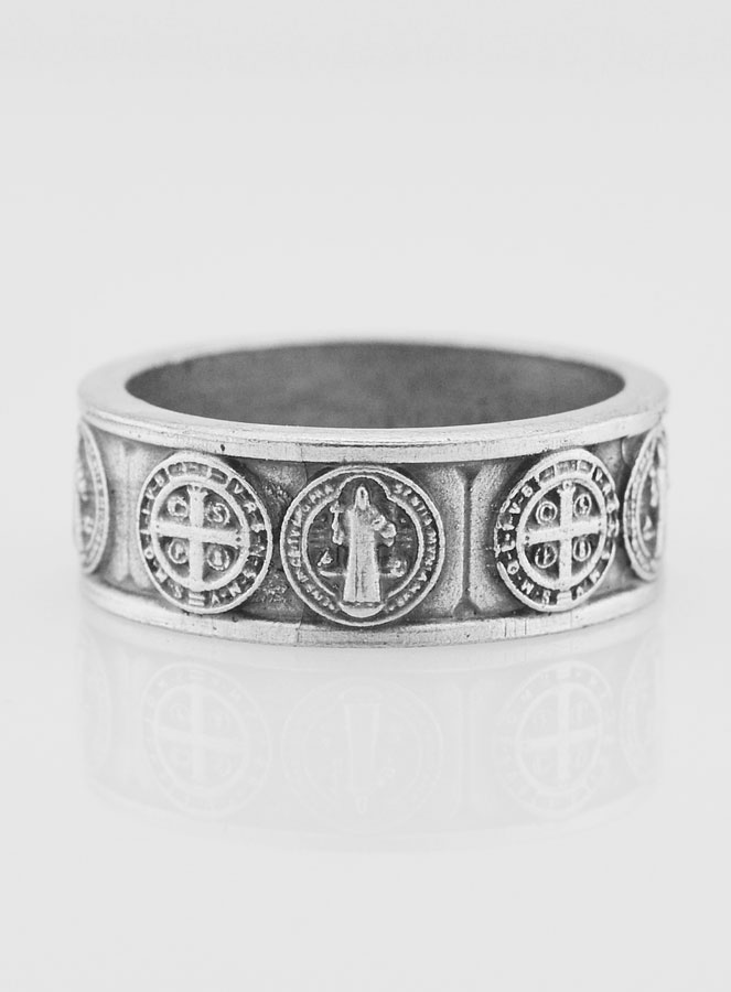 Anillo religioso de San Benito - Talla 65 (pic 1)