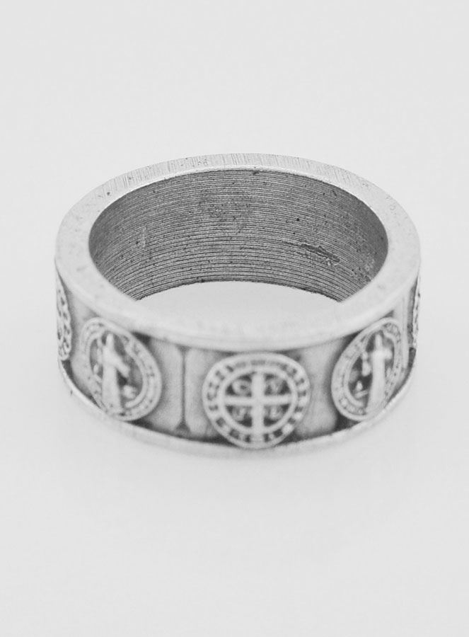Anillo religioso de San Benito - Talla 54 (pic 4)
