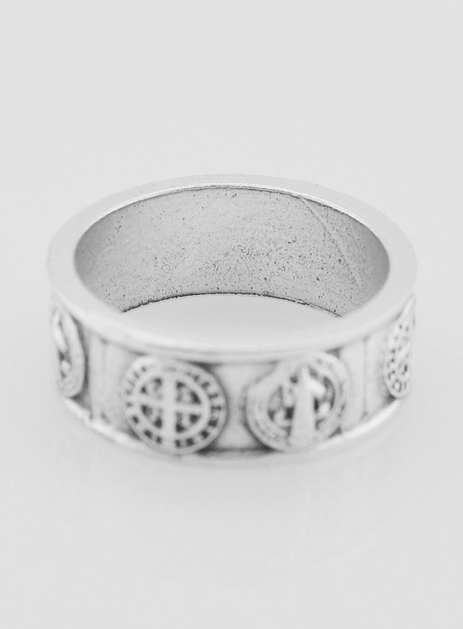 Anillo religioso de San Benito - Talla 62 (pic 4)