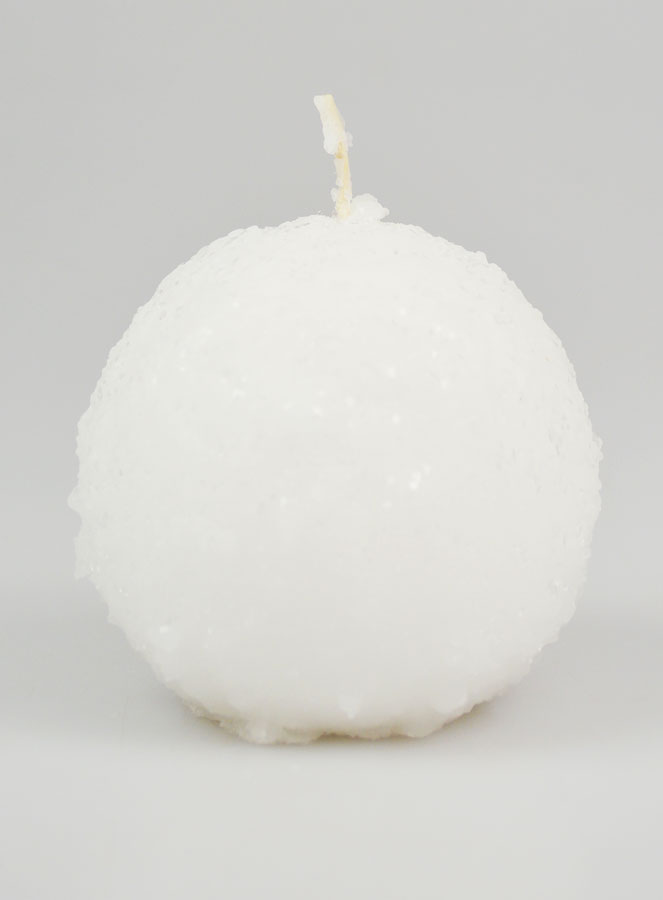 Vela decorativa Bola de Invierno - 8 cm (pic 1)