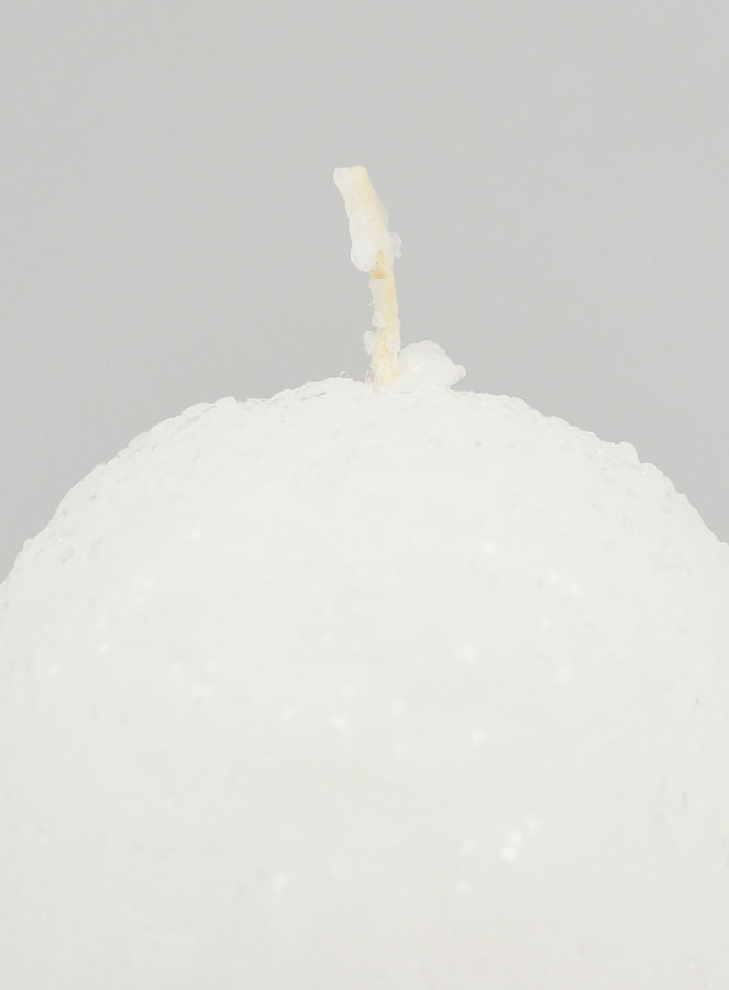 Vela decorativa Bola de Invierno - 8 cm (pic 3)