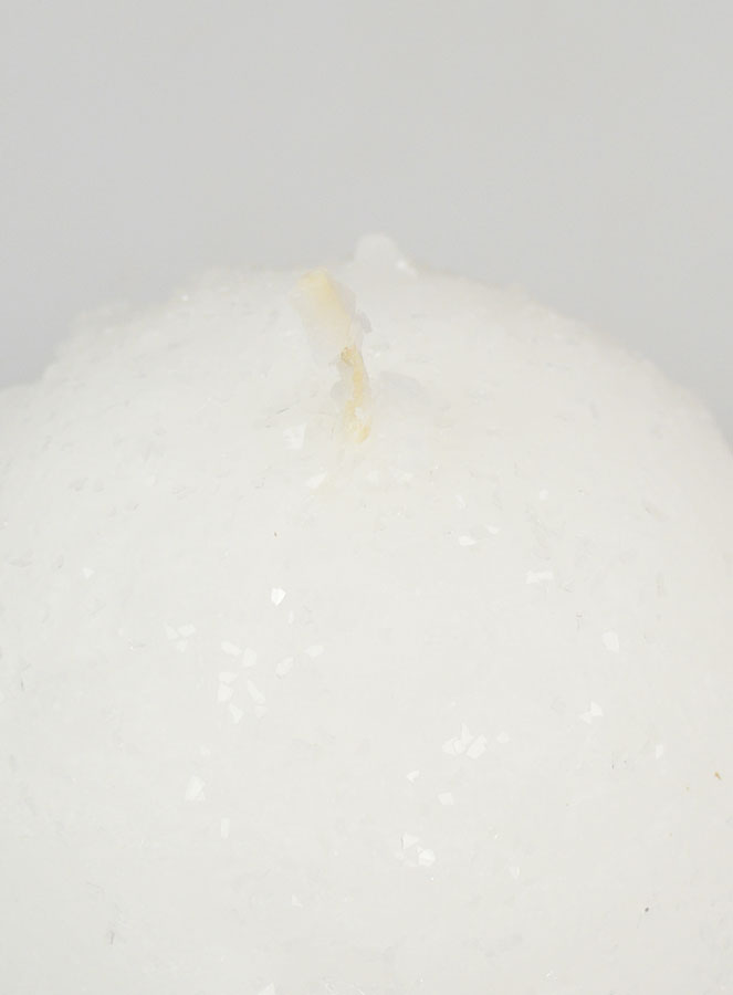 Vela decorativa Bola de Invierno - 8 cm (pic 4)