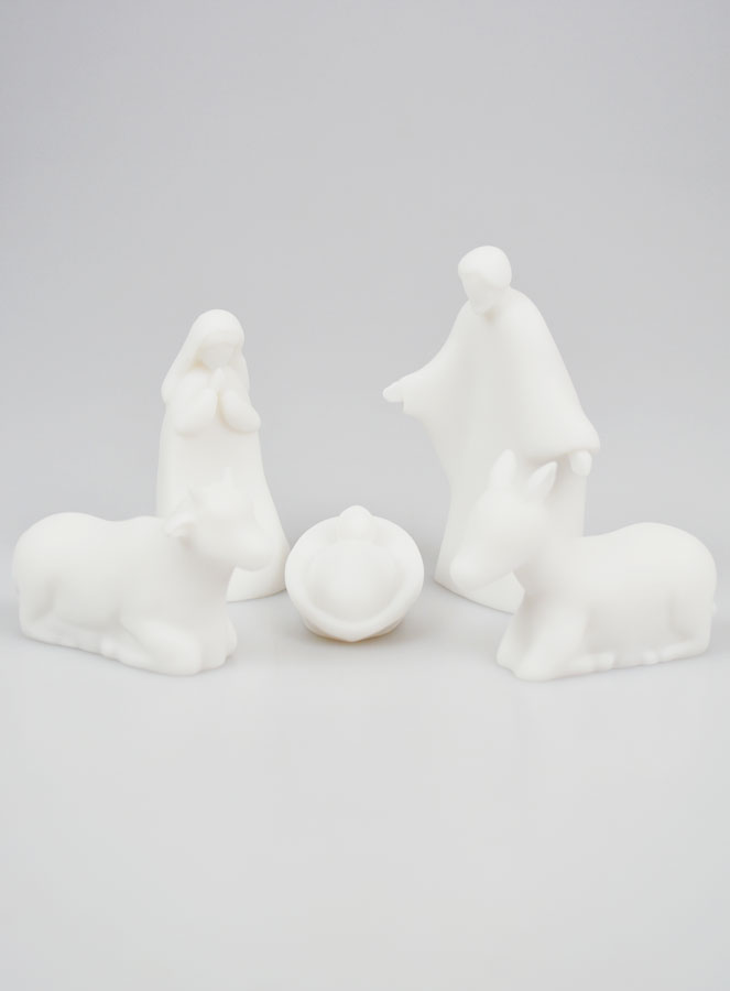 Nacimiento de Navidad en alabastro - 5 piezas (pic 1)