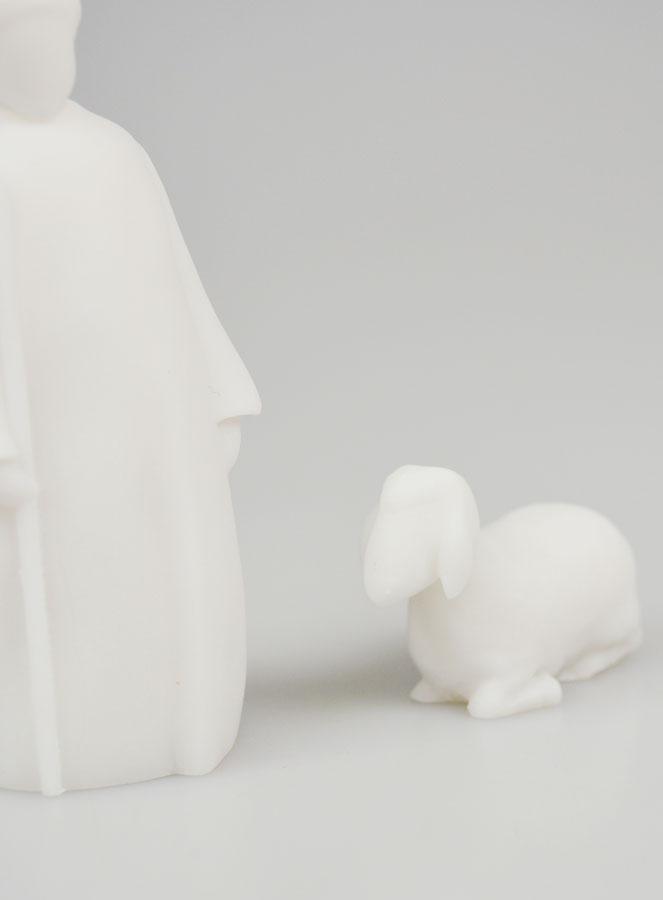 Nacimiento de Navidad en Alabastro - Pastor y Oveja 9 cm (pic 2)