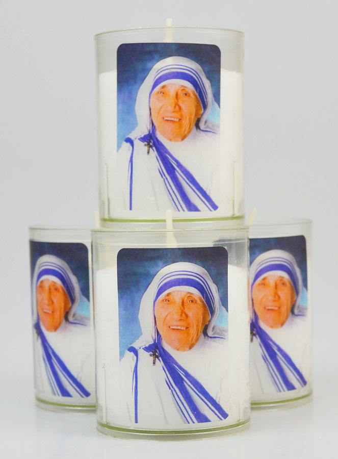 4 velones de Santa Madre Teresa (pic 1)