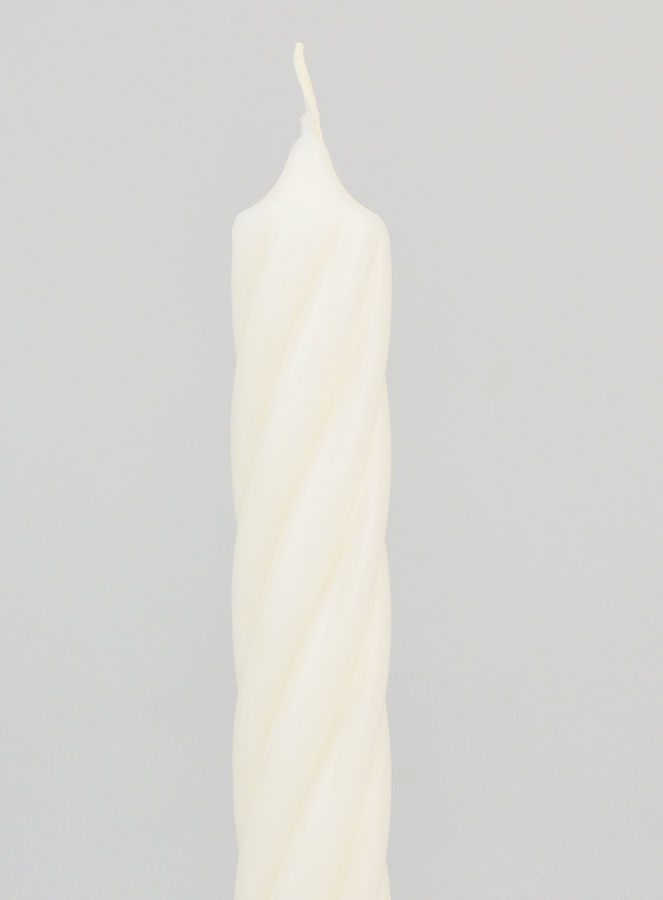 Vela Antorcha Giratoria de 25 cm - Color Marfil (pic 3)