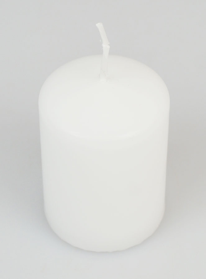 Vela decorativa con sistema de seguridad de 70 mm - Blanca (pic 2)