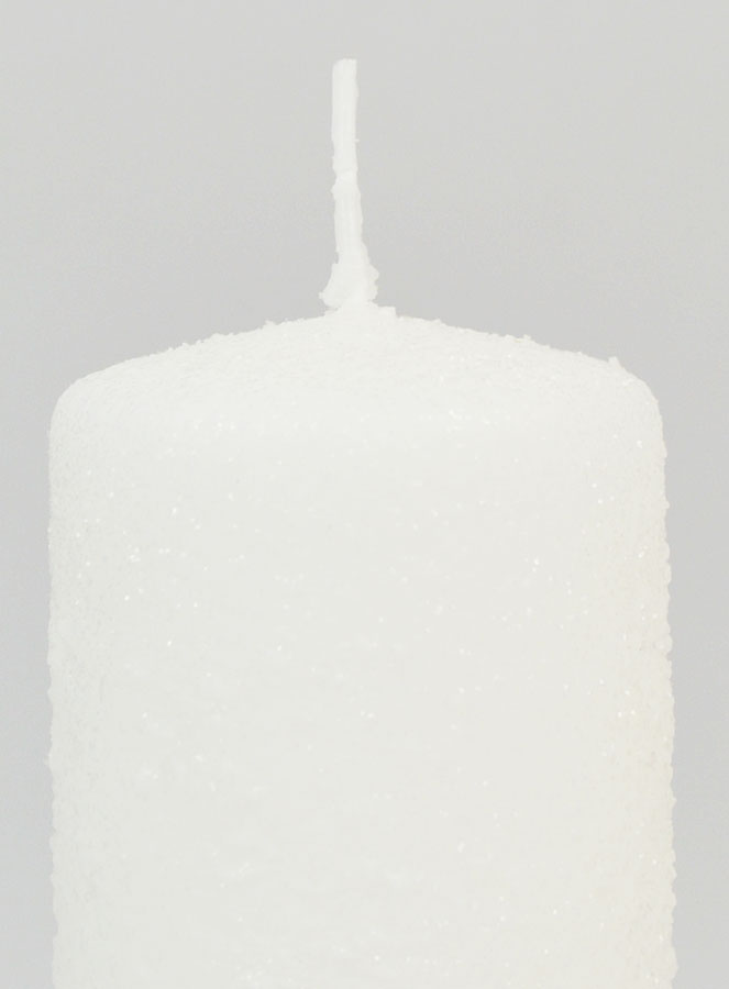 Vela navideña efecto nieve - 10 cm (pic 3)