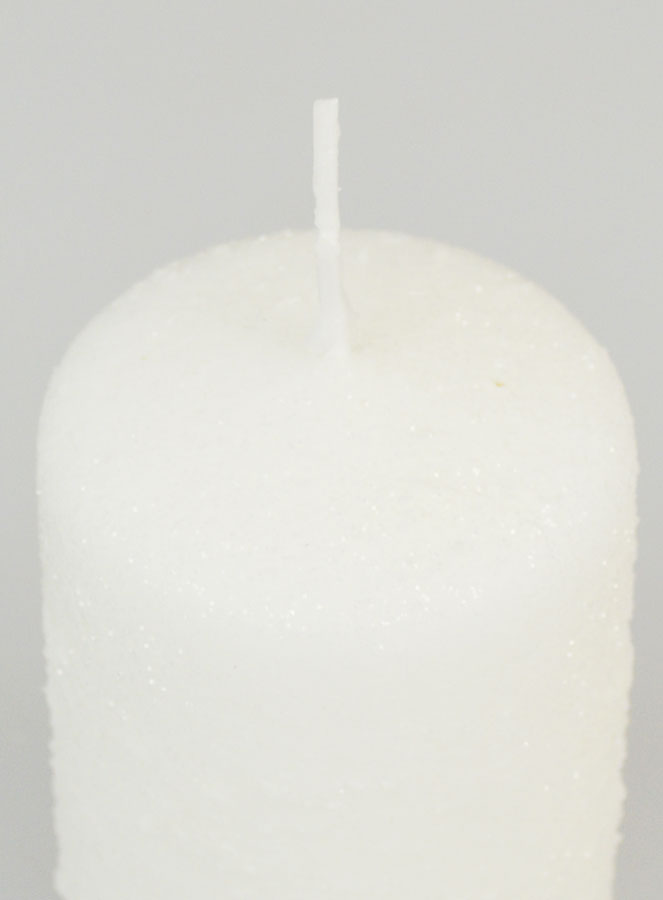 Vela navideña efecto nieve - 10 cm (pic 4)