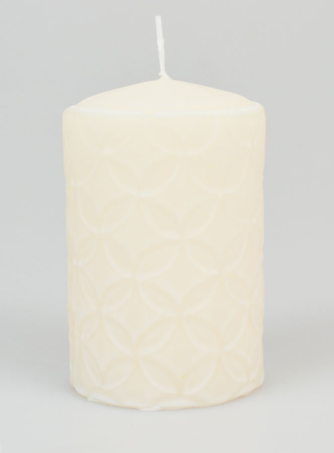 Vela decorativa efecto cerámica - Marfil (pic 1)