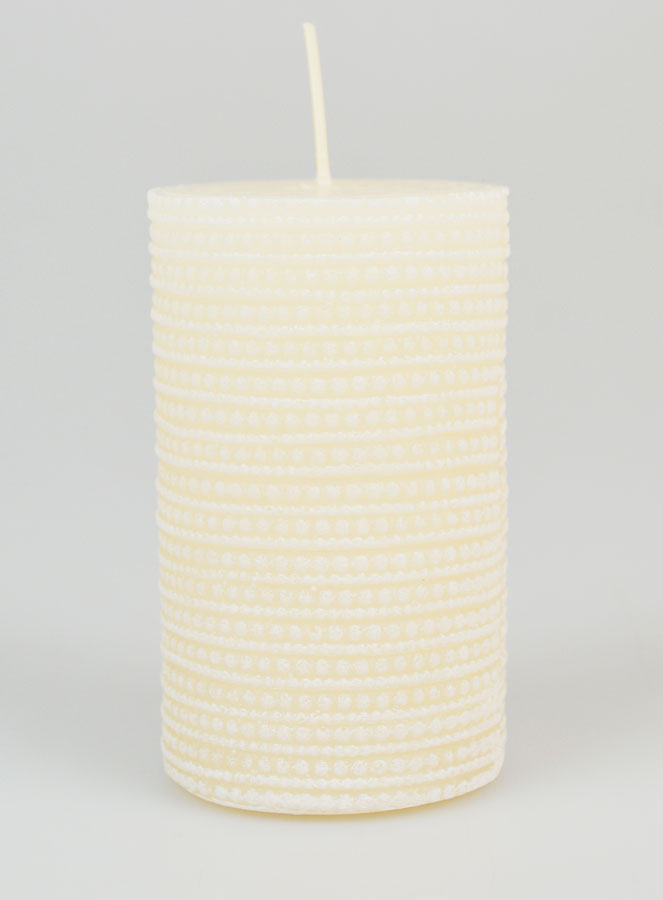 Vela decorativa moderna - Marfil (pic 1)