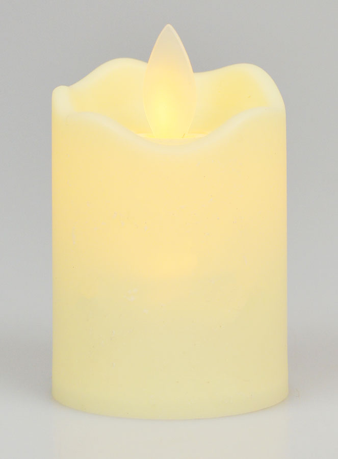 Vela de noche a pilas - Marfil (pic 1)