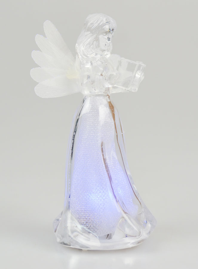 Estatua Ángel Guardián Luminoso - 10 cm (pic 3)