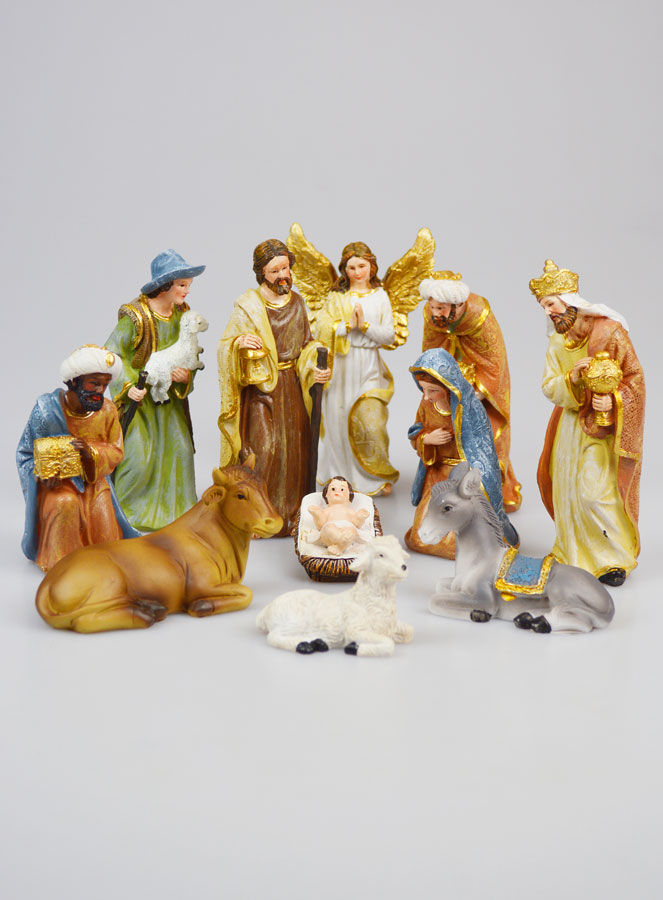 Belén navideño con 11 figuras (pic 1)