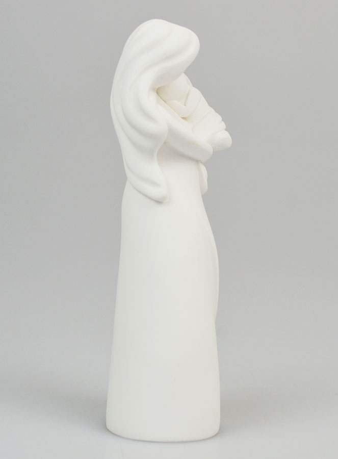 Estatua moderna de la Virgen con el Niño - 12 cm (pic 3)