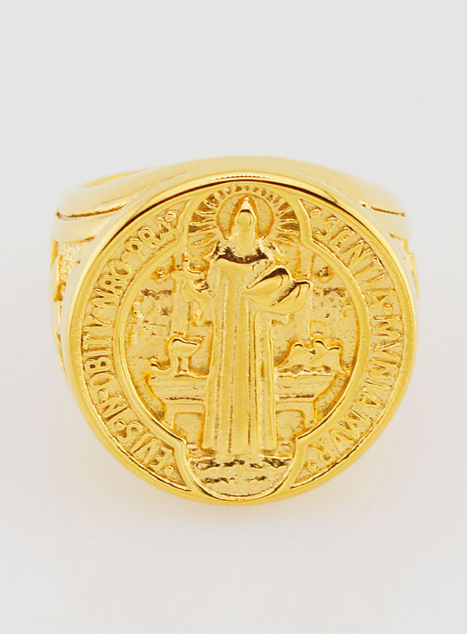 Anillo de sello de San Benito - T59 (pic 1)