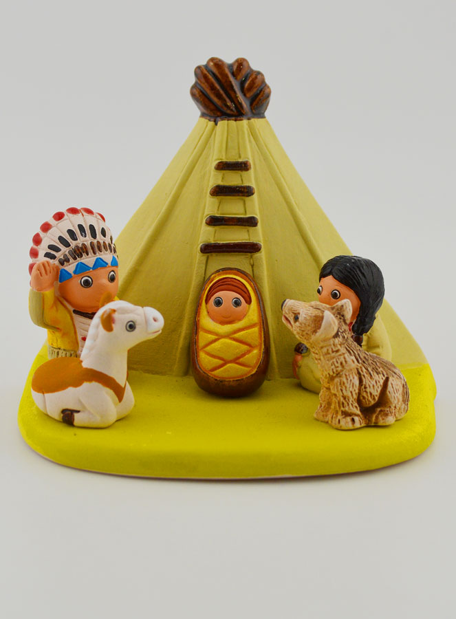 Belén de Navidad del Mundo – Natividad Apache (pic 1)