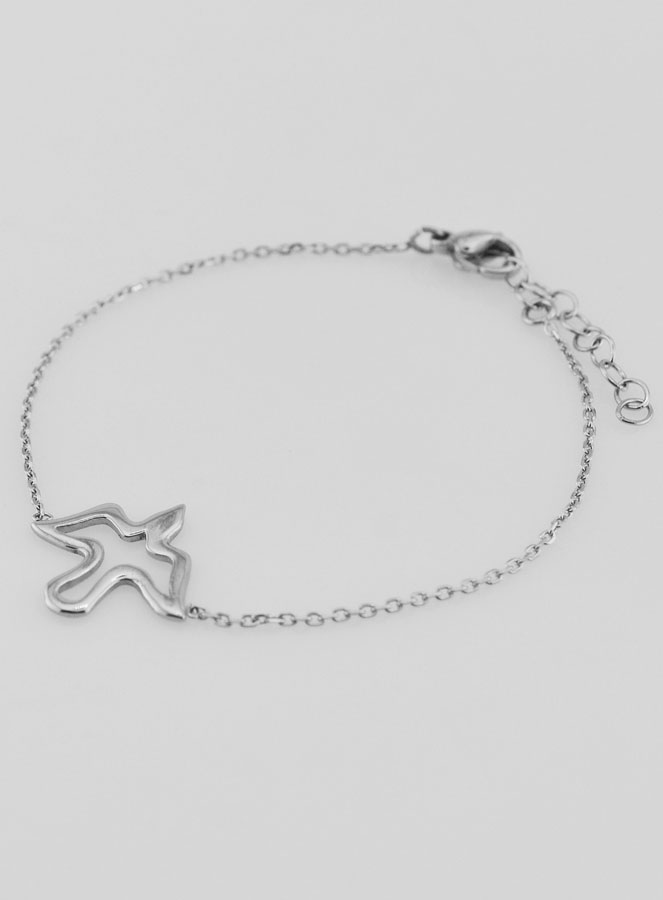 Pulsera del Espíritu Santo - Acero Inoxidable Plateado (pic 3)