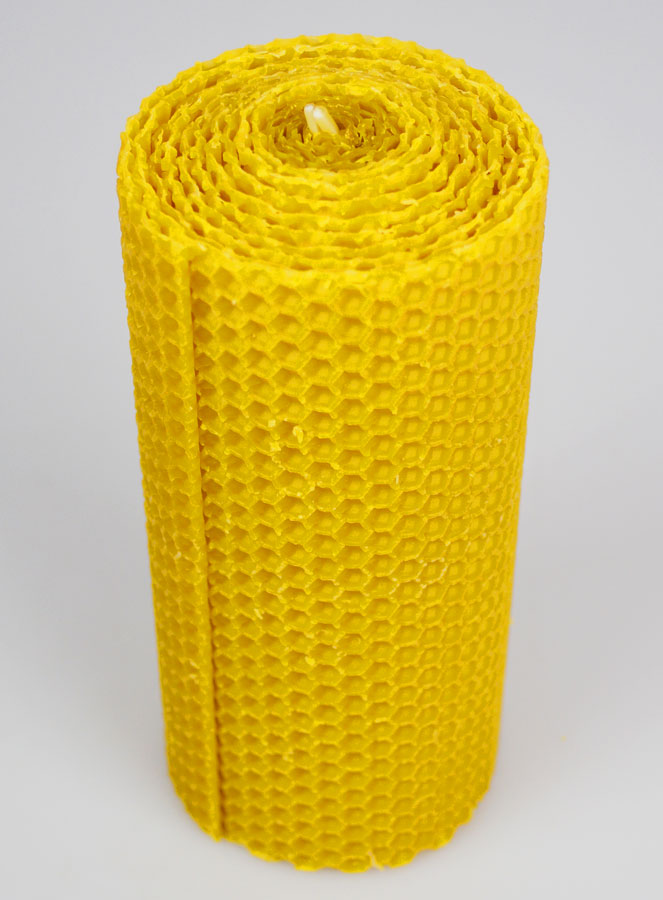 Vela decorativa 100 % cera de abeja - 15 x 6 cm (pic 2)
