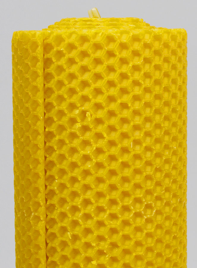 Vela decorativa 100 % cera de abeja - 15 x 6 cm (pic 3)