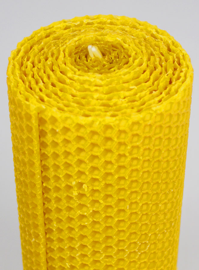 Vela decorativa 100 % cera de abeja - 15 x 6 cm (pic 4)