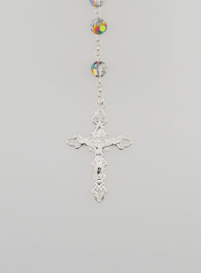 Rosario de la Medalla Milagrosa en plata de ley 925 y cristal (pic 3)