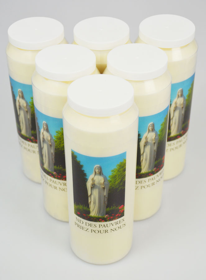 6 velas de novena a Nuestra Señora de los Pobres (pic 2)