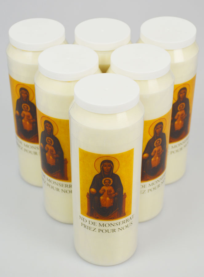 6 velas de novena a Nuestra Señora de Montserrat (pic 2)