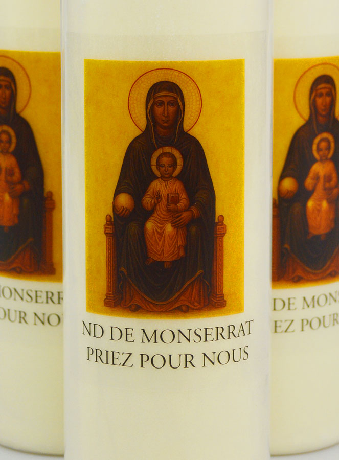 6 velas de novena a Nuestra Señora de Montserrat (pic 3)