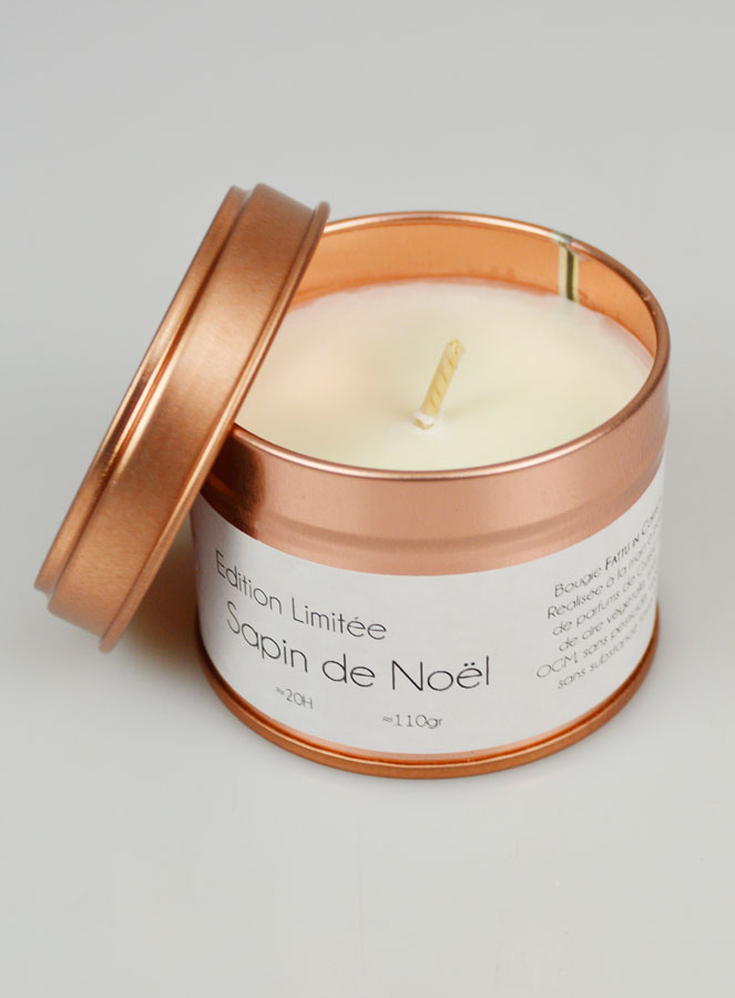 Vela perfumada artesanal - Árbol de Navidad (pic 4)