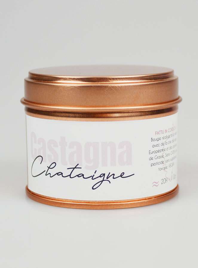 Vela perfumada artesanal - Castaña (pic 3)