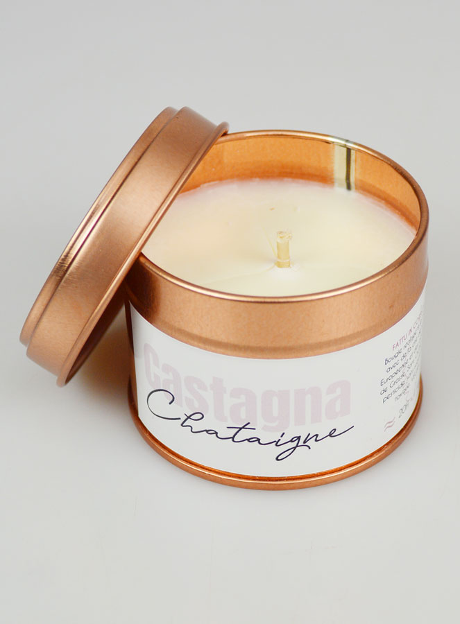 Vela perfumada artesanal - Castaña (pic 4)