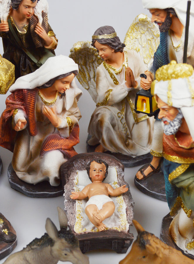 Belén Navideño completo con 11 figuras - 30 cm (pic 2)