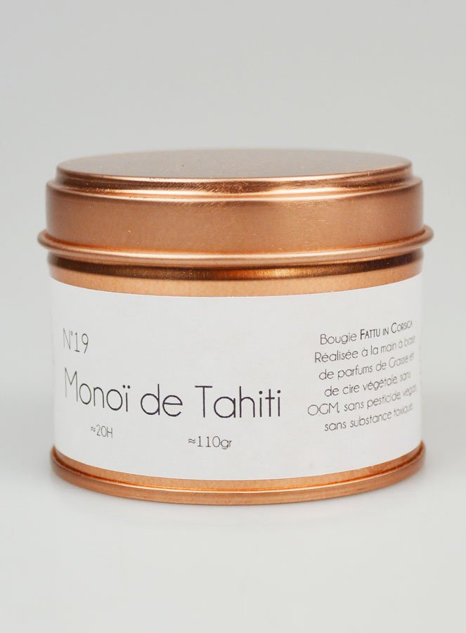 Vela perfumada artesanal - Monoï de Tahití (pic 2)