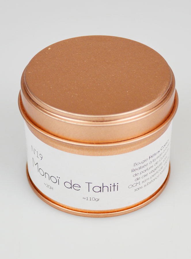 Vela perfumada artesanal - Monoï de Tahití (pic 3)