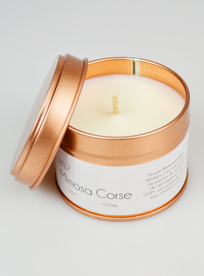Vela perfumada artesanal - Mimosa de Córcega (pic 4)