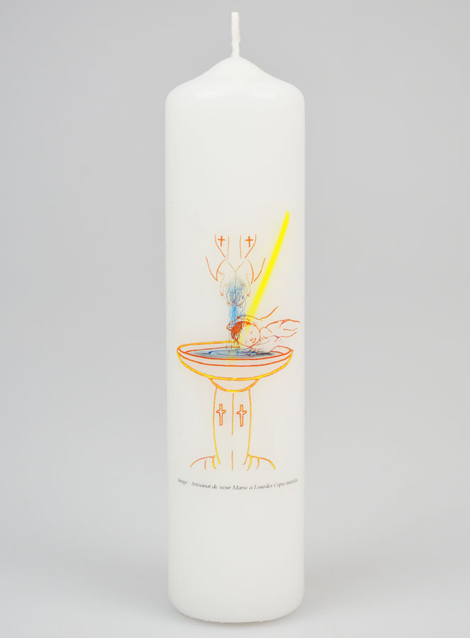 Regalo de Bautismo para Niño - Vela de 20 cm (pic 1)