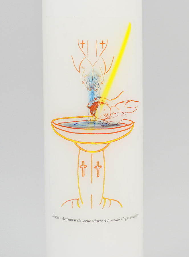 Regalo de Bautismo para Niño - Vela de 20 cm (pic 3)