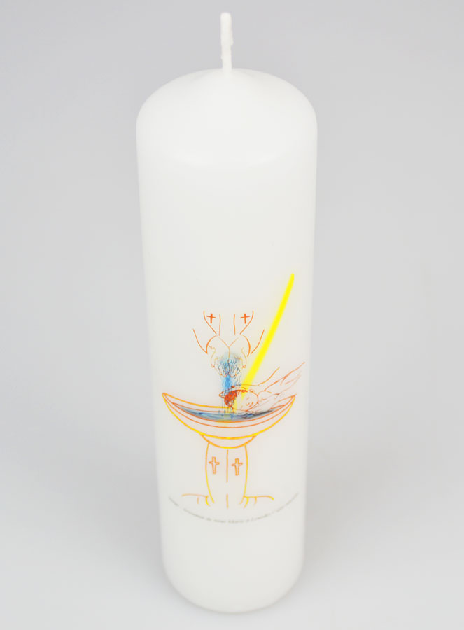 Vela de Bautizo para Niño - 20 cm (pic 2)