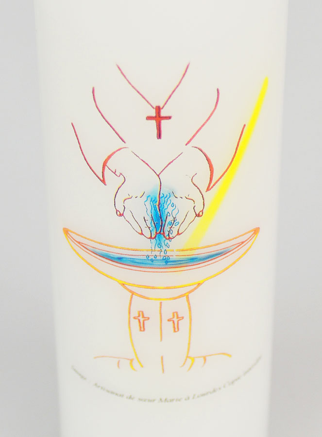 Regalo de Bautizo para Adultos - Vela de 20 cm (pic 4)