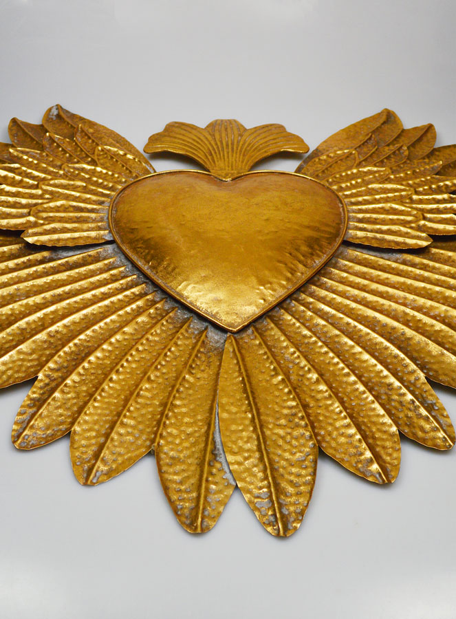 Exvoto gigante de metal para pared - 81 cm (pic 2)