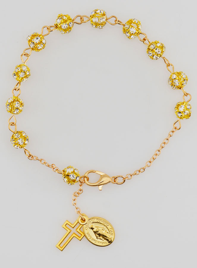 Pulsera Decenario con Medalla Milagrosa y Cruz (pic 1)