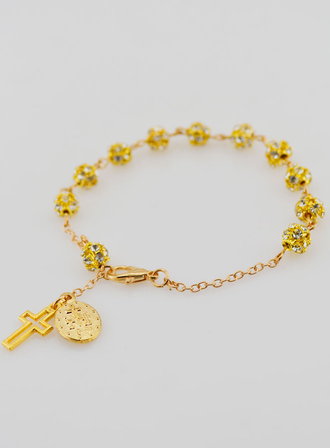 Pulsera Decenario con Medalla Milagrosa y Cruz (pic 3)