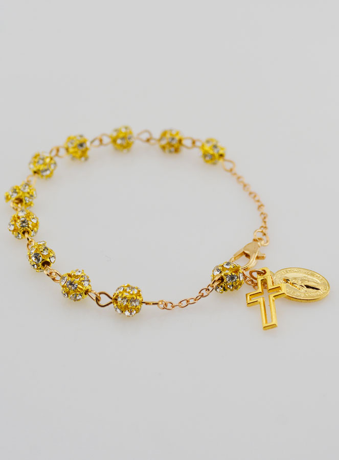 Pulsera Decenario con Medalla Milagrosa y Cruz (pic 4)