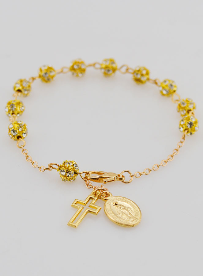 Pulsera con Cruz y Medalla Milagrosa (pic 2)