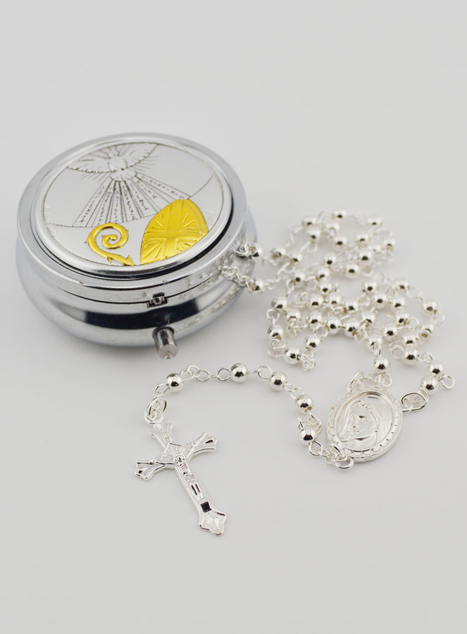 Regalo de Confirmación - Estuche Sacerdotal y Rosario (pic 2)